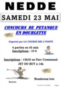 photo Concours de pétanque en doublette au parc communal