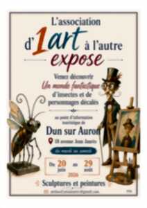 Exposition d'1 art à l'autre au Point d'Information Touristique Le Dunois