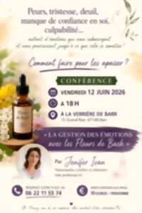 Conférence Gestion des émotions avec les Fleurs de Bach