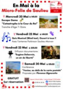 photo Programmation d'événements au mois de Mai à la Micro-Folie de Saulieu