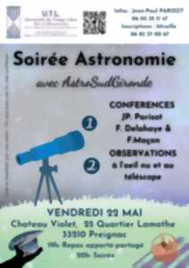 Soirée astronomie