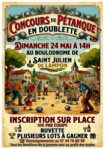 Concours de pétanque en doublette