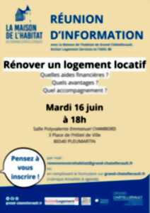 photo Réunion d'information pour rénover un logement locatif