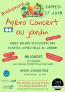Apéro-concert au jardin