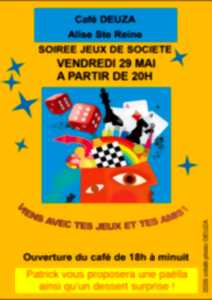 Soirée jeux de société