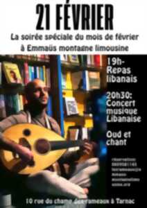 Soirée Repas-Concert à l'Emmaüs Montagne Limousine