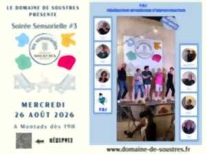 SOIREE SENSORIELLE 26/08/26 - THEATRE D'IMPROVISATION