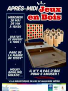 Après-midi jeux en bois