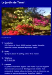 Rendez-vous aux jardins : jardins de Termi