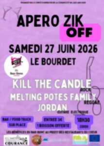 Soirée : Apéro Zik Off à la salle des fêtes du Bourdet (entre Niort et Mauzé-sur-le-Mignon), le samedi 27 juin.