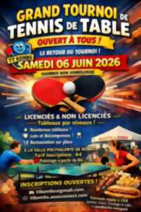 Grand Tournoi tennis de table
