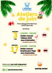 Les ateliers de Juin avec l'Atelier des Deux Ailes
