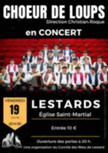 Concert Choeur de Loups à Lestards
