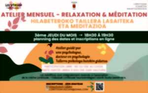 Atelier bien-être et relaxation