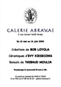 Exposition : Trois regards sur la matière - Bob Loyola, Evy Kiesecoms, Thibaud Moulia