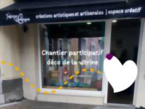 Chantier participatif vitrine d'été