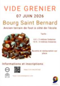 VIDE-GRENIERS À BOURG-SAINT-BERNARD