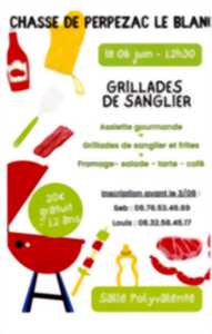 Grillade de sanglier à Perpezac le Blanc
