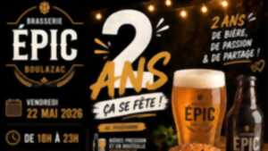La brasserie EPIC fête ses 2 ans !
