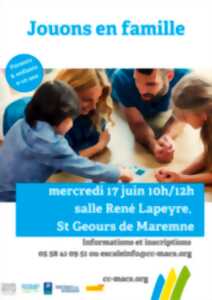 Jouons en famille