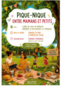 Pique-nique entre mamans et petits