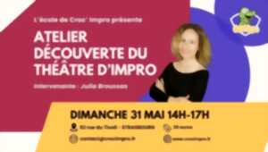 Atelier découverte du théâtre d’improvisation