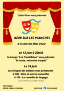 Azur sur les planches