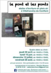 ATELIER D'ÉCRITURE EN PLEIN AIR 