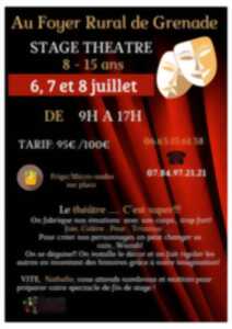 STAGE DE THÉÂTRE 8/15 ANS