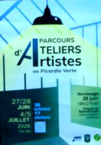 Parcours de portes ouvertes d'ateliers d'artistes en Picardie verte