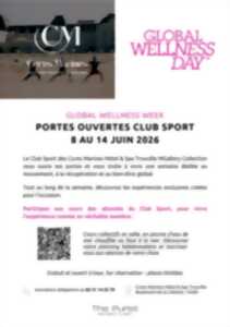 Global Wellness Week – Portes Ouvertes du Club Sport des Cures Marines
