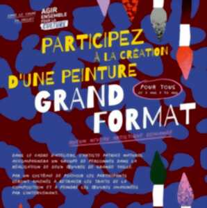 Participez à la création d'une peinture grand format