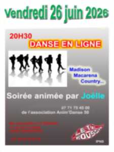 Soirée danse en ligne