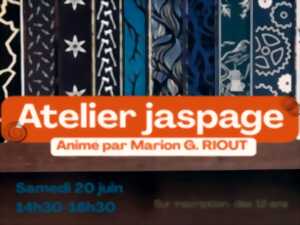 Atelier jaspage (décoration de livre)