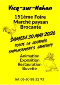 151ème foire, marché paysan, brocante