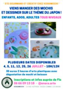 Atelier peinture et dégustation de mochis