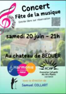 Concert de la Fête de la musique au château de Béduer