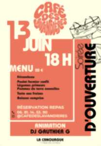 SOIRÉE D'OUVERTURE DU CAFÉ DES LAVANDIÈRES