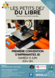 Les petits déj du libre: première convention d'imprimantes 3D