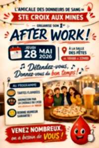 After work de l'amicale des donneurs de sang à Sainte-Croix-aux-Mines