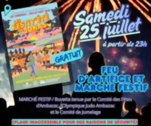 Feu d’artifice dans le cadre des Festiv'Eté de Jonas