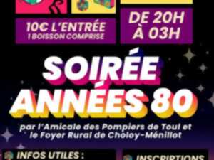 Soirée Années 80 - Choloy-Ménillot