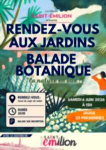 Rendez-vous aux Jardins — Balade botanique à Saint- Émilion