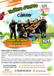 photo Théâtre d'impro avec la Carro
