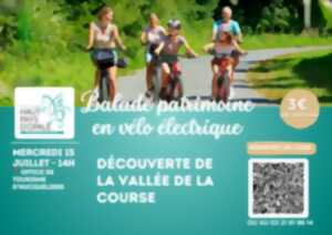 Visite guidée en vélo électrique - Mercredi 15 juillet