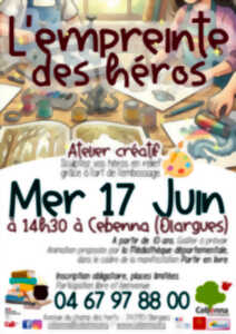photo ATELIER CREATIF : L’EMPREINTE DE VOS HÉROS