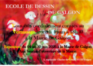 photo Exposition Ecole de Dessin de Galgon