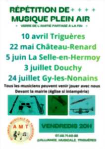 Répétition de musique plein air
