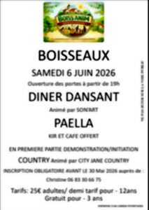 photo diner dansant paella