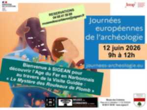 JOURNÉES EUROPÉENNES DE L'ARCHÉOLOGIE